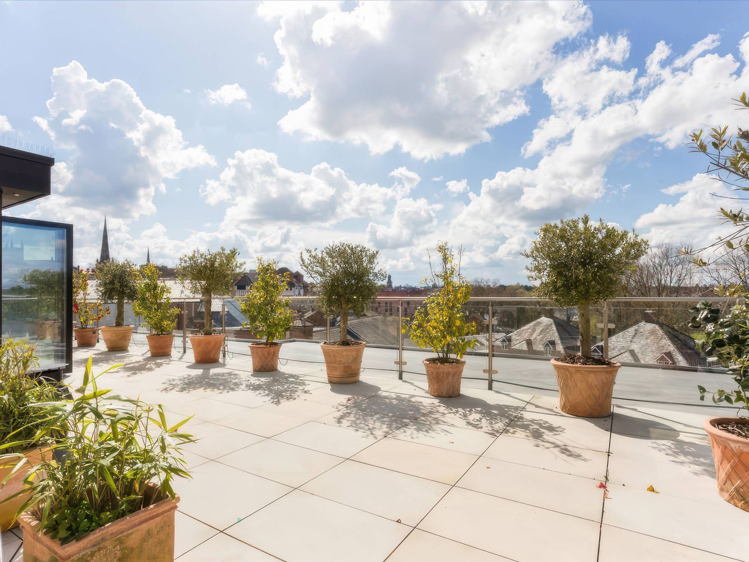 Private rooftop terrace